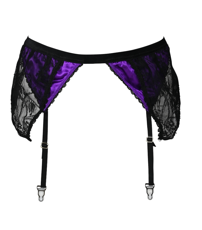 The purple Sapphire suspenders