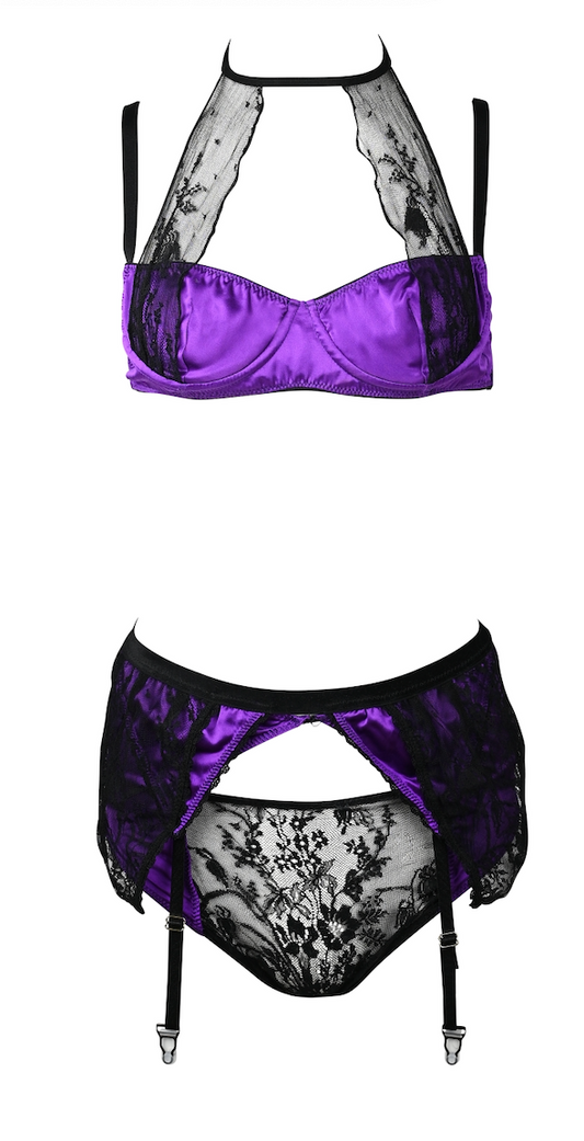 The purple Sapphire suspenders